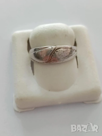 Сребърен пръстен, снимка 2 - Пръстени - 53464154
