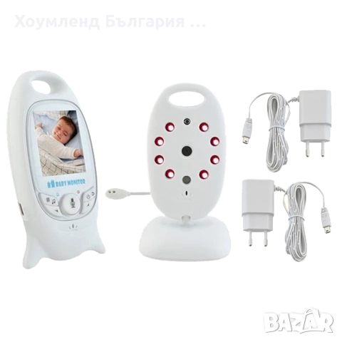 Камера за бебе тип бебефон с нощно виждане, микрофон и различни мелоди, снимка 3 - Други - 54303993