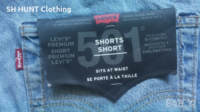 Levi's Mens Original Short Jeans Размер 33 / M оригинални мъжки къси панталони 42-68, снимка 8 - Къси панталони - 53308430