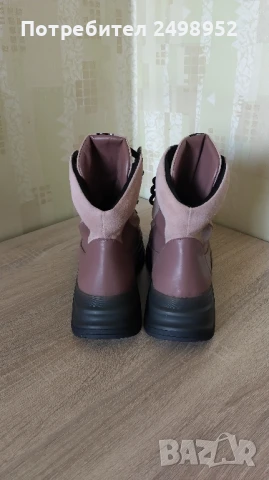 Спортно-елегантни Дамски боти от естествена кожа Tara Shoes, модел Luna Rose, Размер 40, снимка 4 - Дамски боти - 51285499