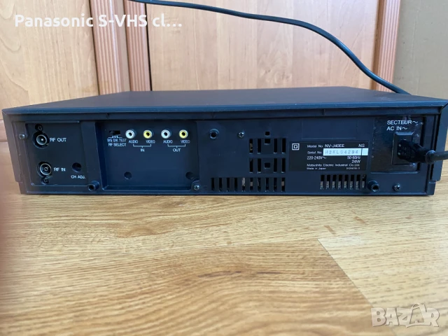 Видео Panasonic NV-J40 HQ 3HEAD VHS recorder, снимка 10 - Плейъри, домашно кино, прожектори - 50915397