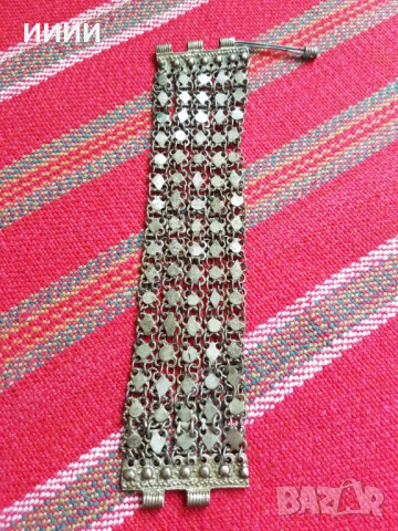 Възрожденска сребърна гривна верижка , снимка 2 - Антикварни и старинни предмети - 53888988