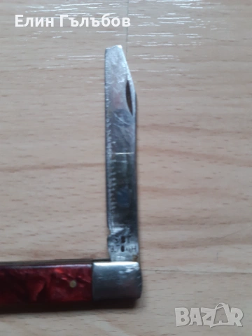 Колекционерско джобно ножче "ВТ" с дефект, ретро, снимка 8 - Колекции - 53054065