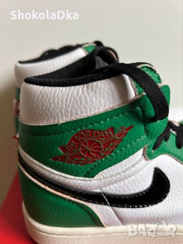 Jordan 1 Lucky green 37,5, снимка 4 - Кецове - 46725852