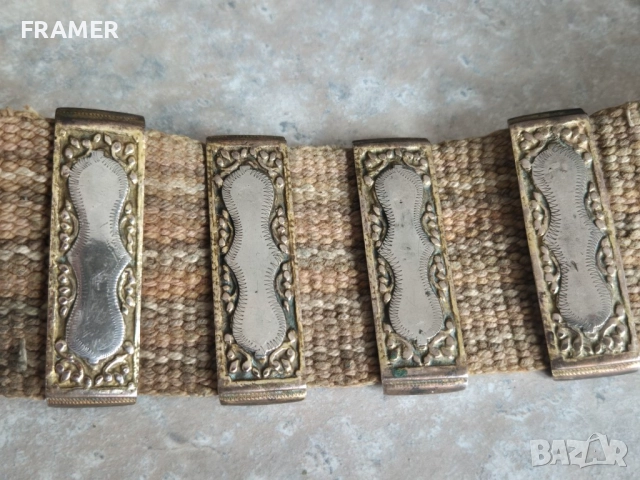 220 годишен възрожденски сребърен колан Беломорска Тракия Дедеагач пафти пафта, снимка 10 - Антикварни и старинни предмети - 51863953