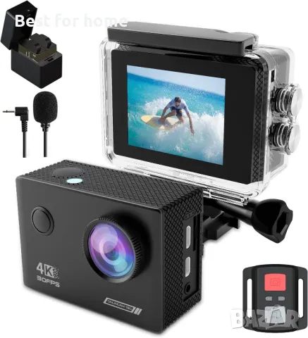 4К Водоустойчива екшън камера с дистанционно  TIMNUT