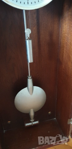 Електромеханичен стенен часовник  Siemens с махало , снимка 2 - Антикварни и старинни предмети - 54217276