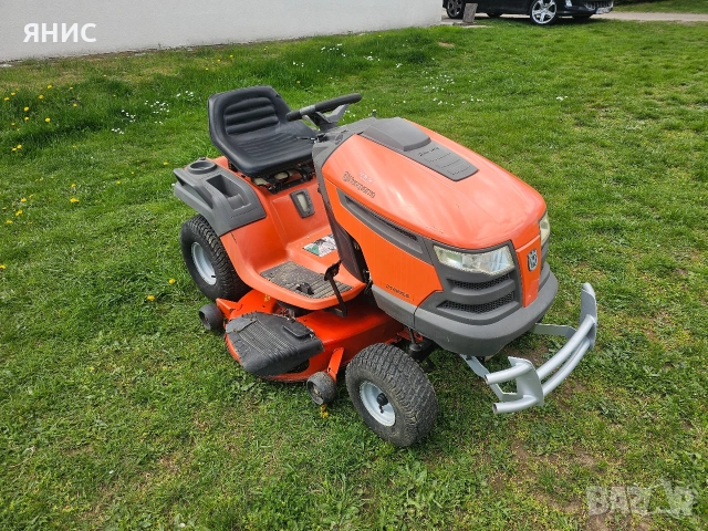 ТРАКТОРНА КОСАЧКА HUSQVARNA 21.КОНЯ. ПЕРФЕКТНА , снимка 3 - Градинска техника - 54295791
