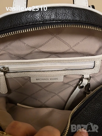 Michael Kors оригинална дамска раница от естествена кожа , снимка 12 - Раници - 53892563