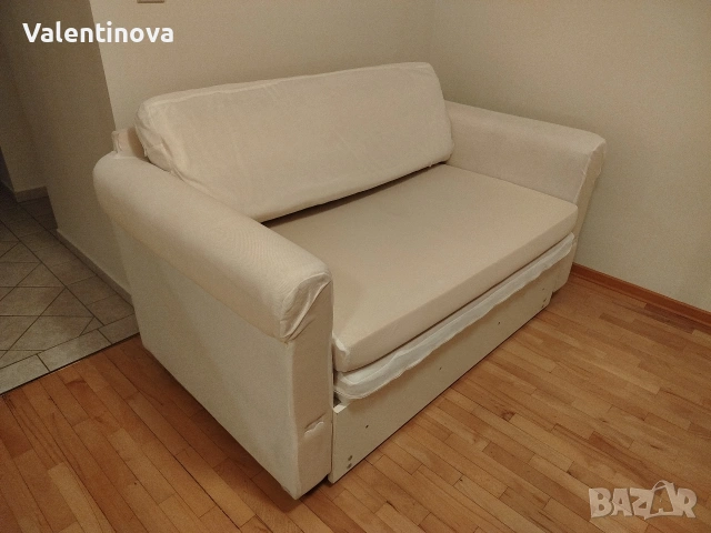 Разтегателен двуместен диван, снимка 4 - Дивани и мека мебел - 52976448