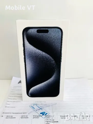 НОВ! iPhone 15 Pro 256GB Blue Titanium 2г.ГАРАНЦИЯ!, снимка 2 - Apple iPhone - 48054897