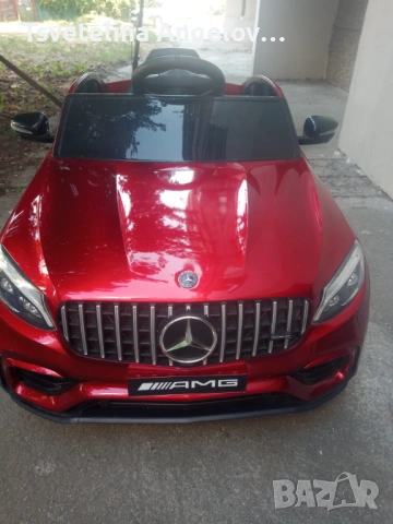 Продавам детска електрическа кола тип SUV – стилен модел с визия на Mercedes AMG, в отличен вид., снимка 2 - Детски велосипеди, триколки и коли - 53905134