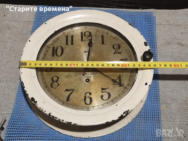 Корабен Часовник – САЩ, 1940 г. – Seth Thomas, снимка 4 - Други - 49830741