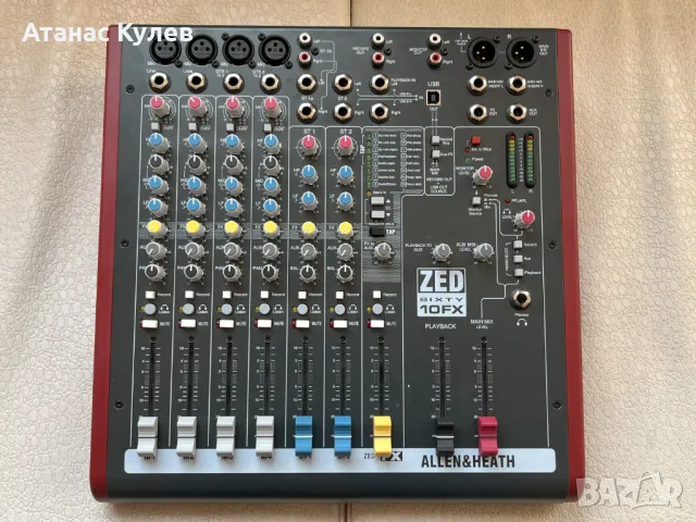 Миксер Allen & Heath ZED60-10F пулт, смесител, снимка 1 - Други - 48227467