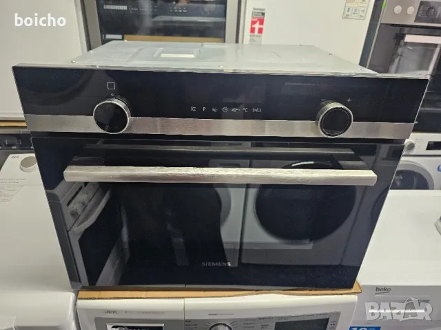 Мини фурна  с микровълнова Siemens  CM585AGSO за вграждане , снимка 3 - Печки, фурни - 49478210