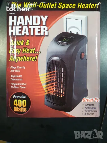 Портативна керамична печка Handy Heater, 400w, с таймер , снимка 8 - Други стоки за дома - 47989073