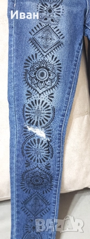 Детски дънки SQUEEZE за момиченце 10 год., снимка 4 - Детски панталони и дънки - 52068239