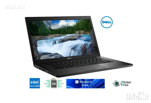 Dell Latitude E7490 14"IPS Core i5-7200U 8GB DDR4 NvMe SSD 2г.Гаранция, снимка 8 - Лаптопи за работа - 47784657