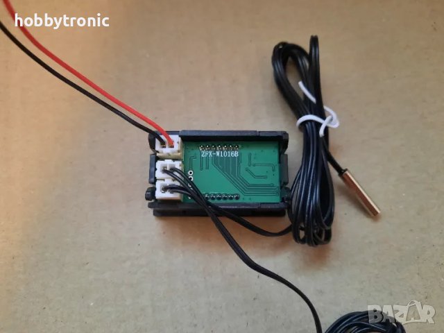 Двоен LED термометър за вграждане -20⁰..+100⁰, снимка 2 - Друга електроника - 46842765