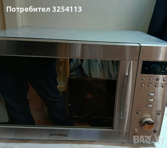 Микровълнова печка PRIVILEG с грил и конвекция, снимка 3 - Микровълнови - 53856990