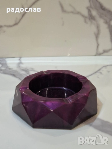 Пепелник от епоксидна смола , снимка 3 - Подаръци за мъже - 53540045