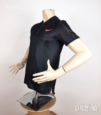 Nike Tennis Court Advantage - Оригинална мъжка тениска с яка р-р S, снимка 4 - Тениски - 51932298