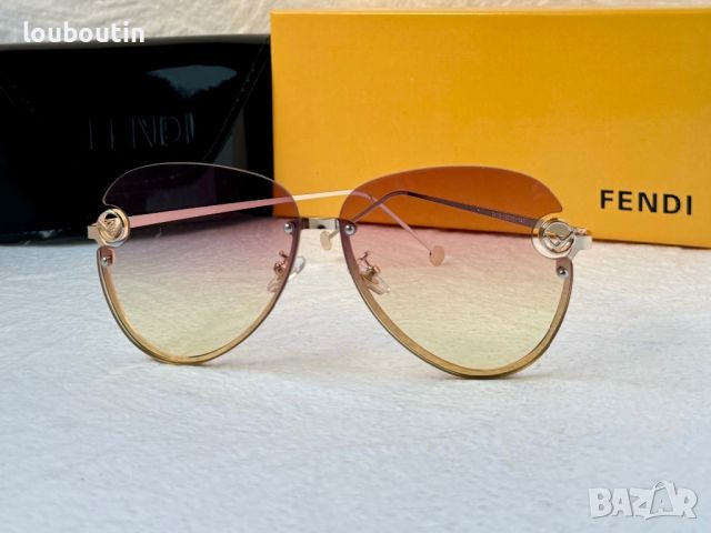 Fendi 2020 дамски слънчеви очила с лого, снимка 6 - Слънчеви и диоптрични очила - 45255892