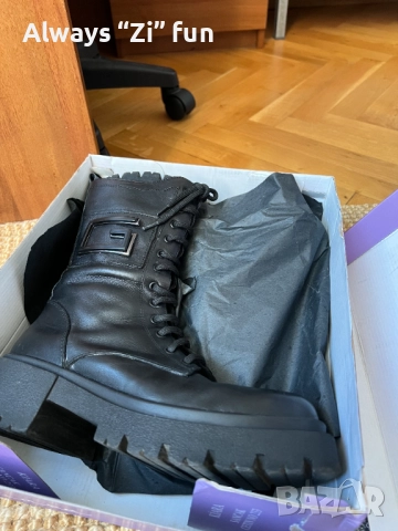 Зимни дамски боти Kiara – естествена кожа, топла подплата