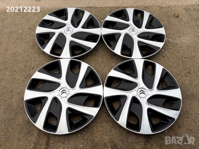 4 броя оригинални тасове за Citroen C3  Aircross 16, снимка 2 - Аксесоари и консумативи - 52455325