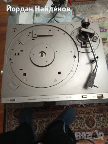 ГРАМОФОН HITACHI HT. 356  DC  СЕРВО  МОТОР. 33. И. 45.  ОБОРОТА , снимка 3 - Грамофони - 53276292