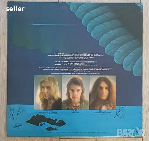 Rush ‎– Fly By Night Made in USA Щатско издание 1975г PRC, Richmond Pressing Състояние на винила:VG+, снимка 2 - Грамофонни плочи - 49000388