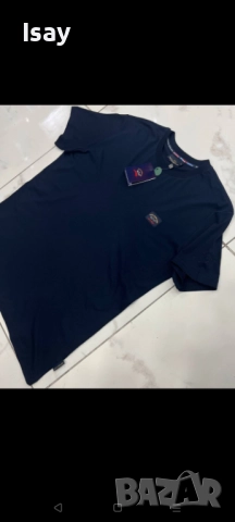 Мъжка тениска Паул Шарк в тъмно син цвят , снимка 2 - Тениски - 52330135