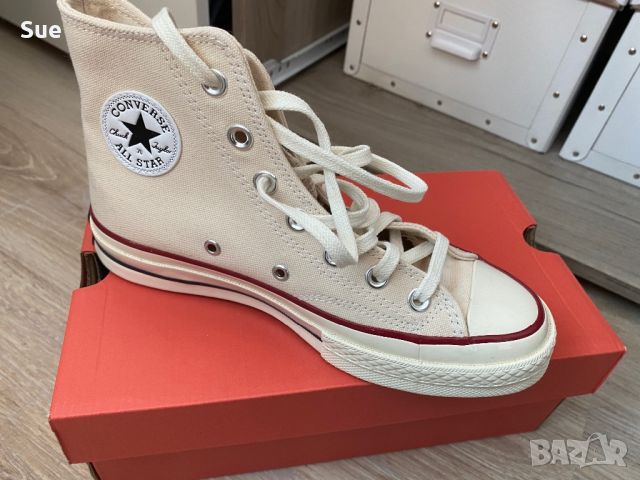 Converse chuck taylor дамски кецове чисто нови 36.5 цвят екрю, снимка 1 - Кецове - 46516414