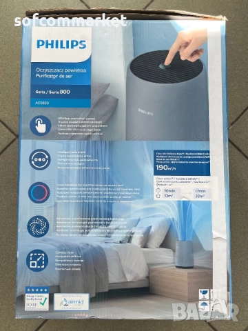 Пречиствател за въздух Philips Серия 800 , снимка 5 - Овлажнители и пречистватели за въздух - 52611411