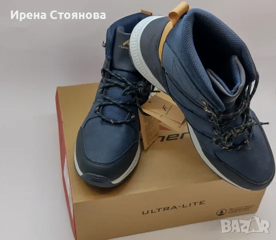 Мъжки зимни боти Runners, син цвят 45, снимка 10 - Мъжки боти - 49270062