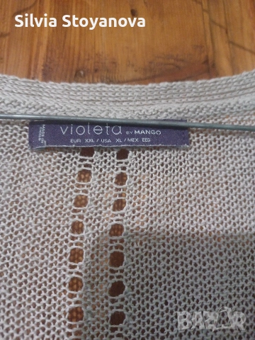 ленена плетена рокля Mango , снимка 2 - Рокли - 54207707