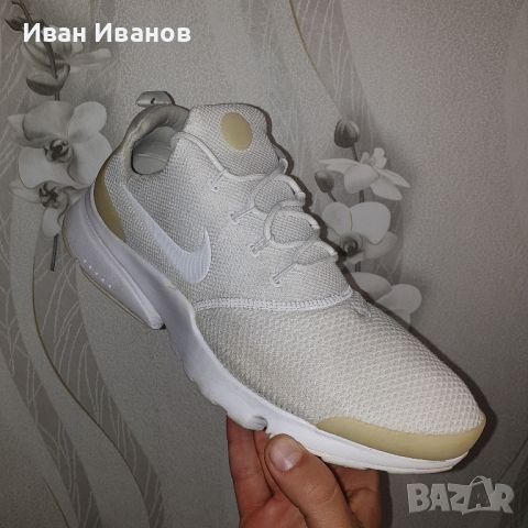 оригинални маратонки NIKE AIR PRESTO FLY WHITE  номер 45,5-46, снимка 6 - Маратонки - 40727657