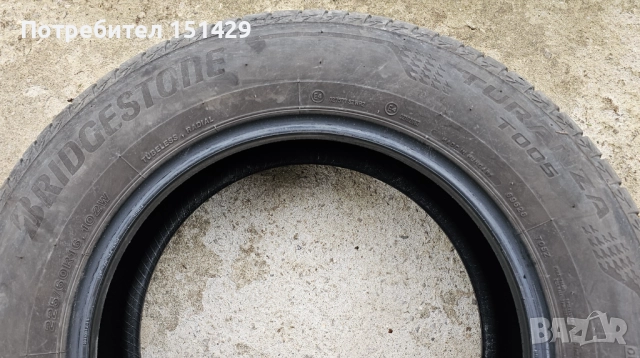 BRIDGESTONE TURANZA летни гуми 16 цола 225 60 16 перфектни, снимка 6 - Гуми и джанти - 52365239
