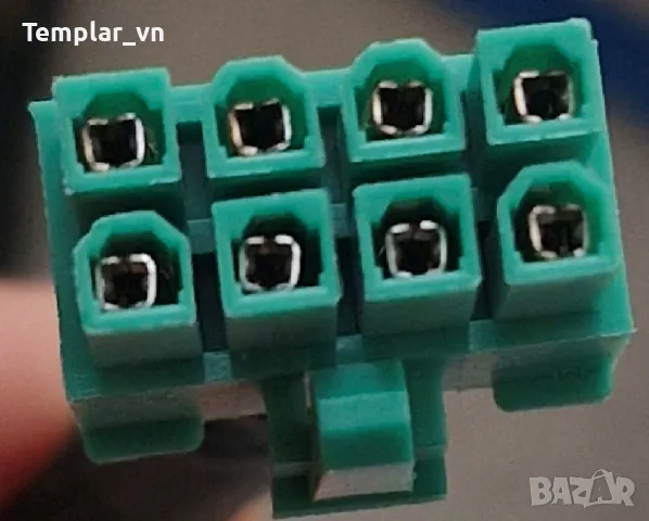 модулен кабел PCI-E 6 pin + PCI-E 6+2 pin, снимка 4 - Захранвания и кутии - 41164786