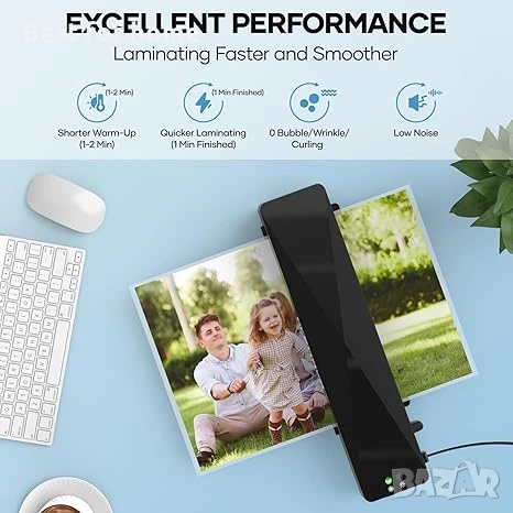 Ламинатор A4 с горещо и студено ламиниране  Crenova, снимка 3 - Друга електроника - 50592053