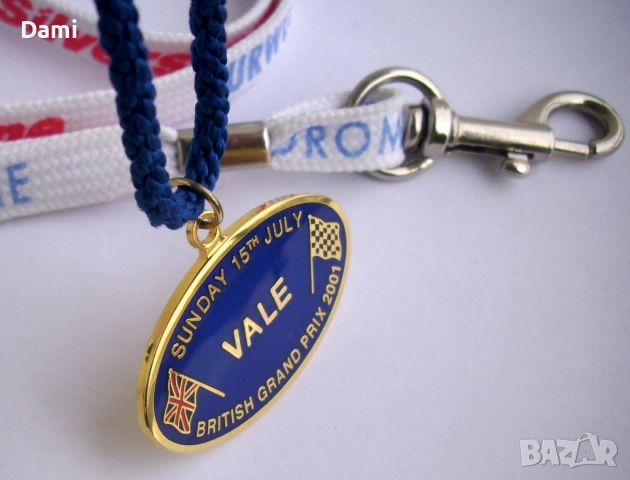 Формула 1 Силвърстоун 2001 бадж-медальон F1, снимка 4 - Фен артикули - 52877603