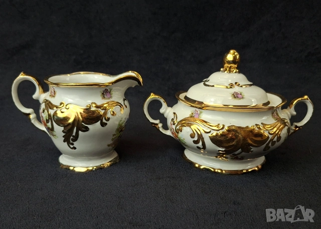 Порцеланова захарница и кана - Wałbrzych Полша