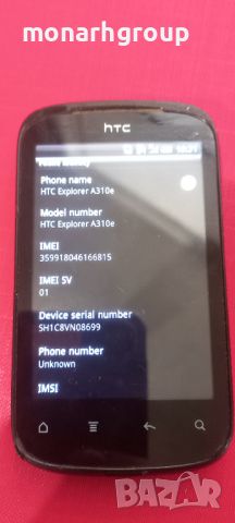 Телефон HTC/ липсват бутоните,Работещ/, снимка 2 - HTC - 17362074