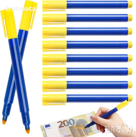 НАЙ ДОБРАТА ОФЕРТА Маркер / Флумастер /Тестер за проверка на фалшиви евро банкноти , снимка 3 - Други стоки за дома - 52637694