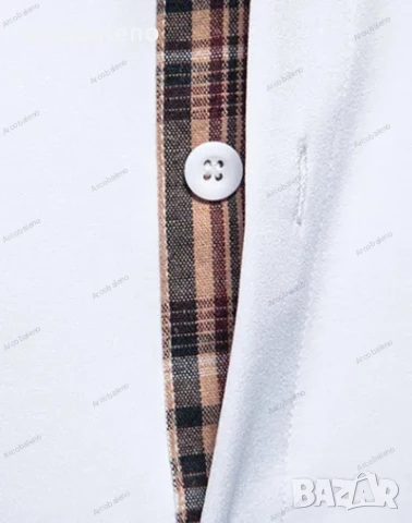 Елегантна мъжка риза с къс ръкав, 2цвята , снимка 11 - Ризи - 46231357