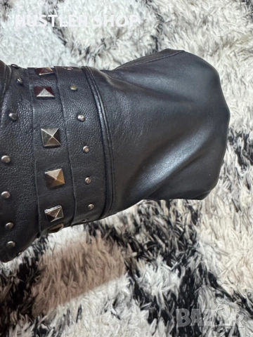 Дамски ръкавици от естествена кожа BORJESSON. Размер 7.5, снимка 2 - Ръкавици - 53138332