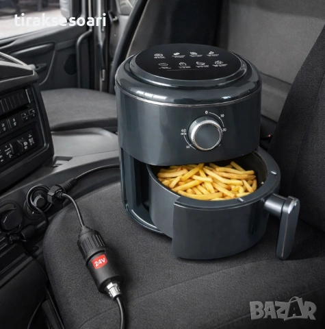 Air Fryer 24V 3L 250W за камион – фритюрник с горещ въздух, снимка 3 - Аксесоари и консумативи - 53979205