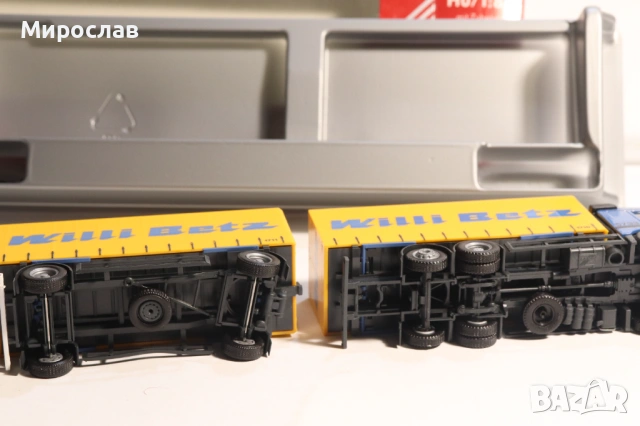 HERPA H0 1/87 MERCEDES ACTROS WILLI BETZ КАМИОН МОДЕЛ, снимка 9 - Колекции - 53669931