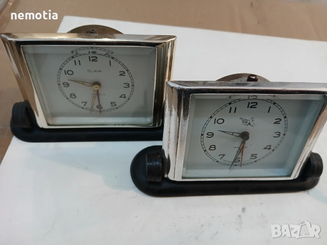 Будилници Слава в отличен вид, снимка 4 - Антикварни и старинни предмети - 52676348
