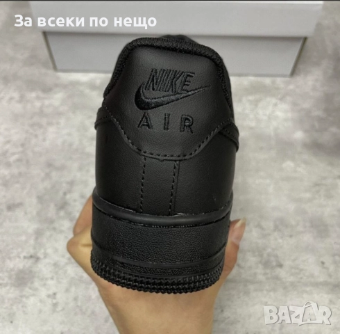 Nike Air Force 1 Дамски Маратонки С Кутия👟Дамски Спортни Обувки Черно Код S100, снимка 4 - Маратонки - 52417491